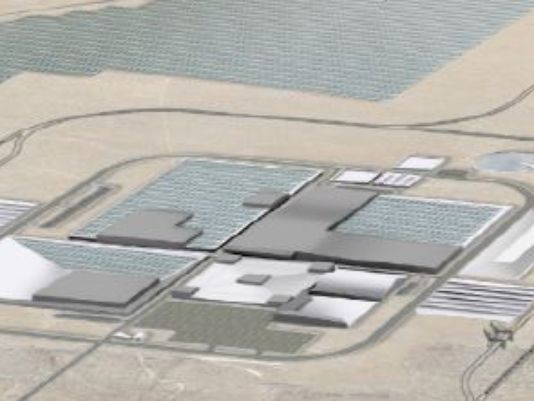特斯拉超級電池工廠概念圖