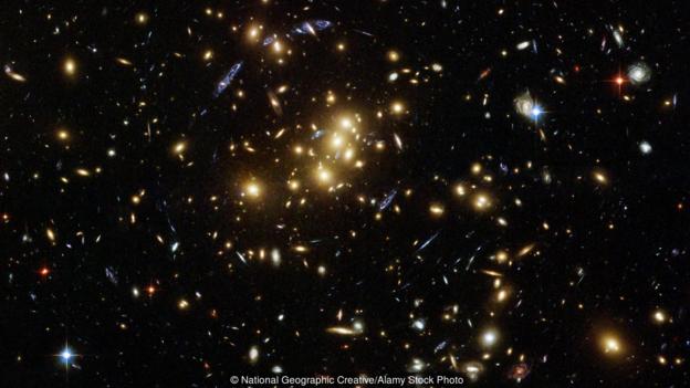 其它星系正在離我們而去。