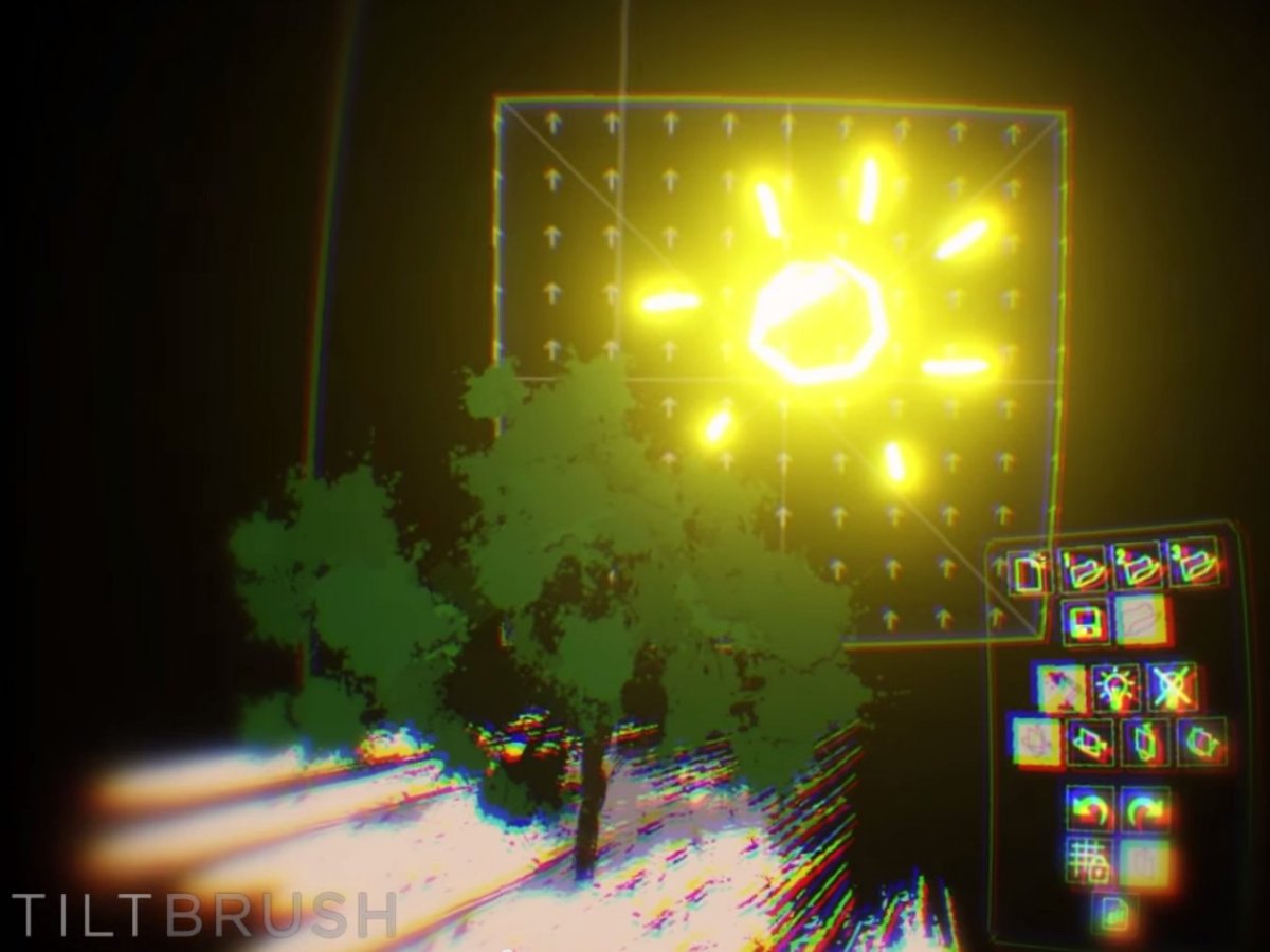Tilt Brush 設計出一個可以繪制三維圖像的工具