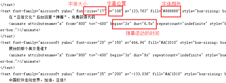 微信彈幕