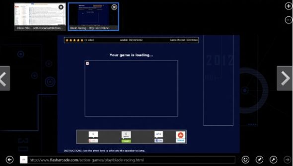 圖注二：微軟最近曾作出承諾稱，自Windows 8最終完成時，Adobe Flash插件將可在IE10 Metro中運行，但目前尚未準(zhǔn)備就緒。
