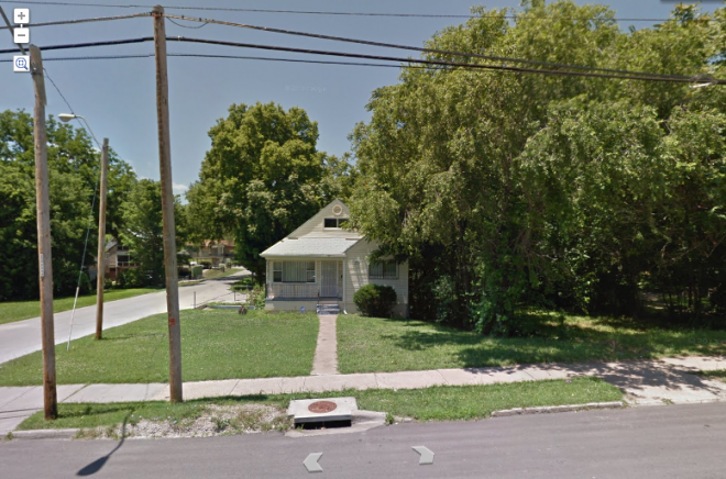 House across from the Genesis School.