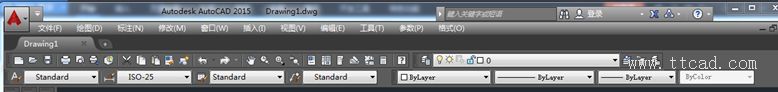 AutoCAD2015經(jīng)典工作界面設置
