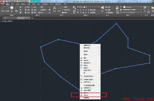 AutoCAD2018中如何快速計(jì)算幾何圖形面積