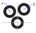 CAD創(chuàng)建實(shí)心圓或較寬的環(huán)（DONUT命令）