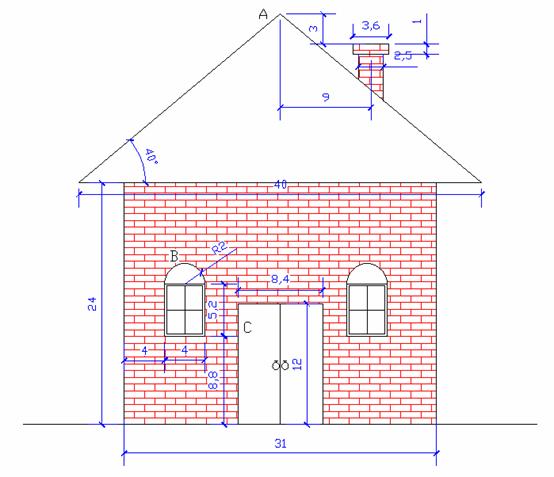 AutoCAD建筑類練習(xí)圖練習(xí)題