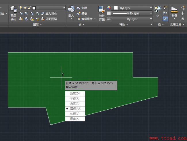 AutoCAD2018中如何快速計(jì)算幾何圖形面積