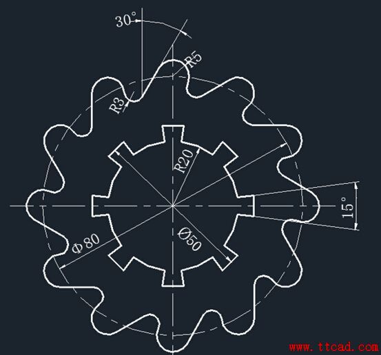 CAD練習(xí)題