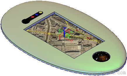中望3D設(shè)計(jì)GPS外殼