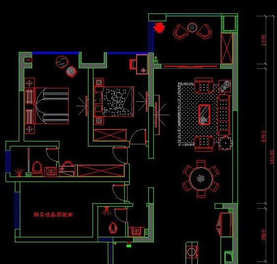 室內(nèi)設(shè)計(jì)CAD教程5：CAD電視背景墻畫(huà)法