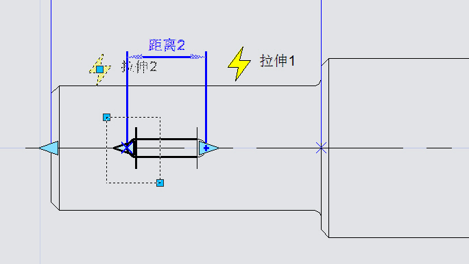 CAD動態(tài)塊的鏈動作怎么用？