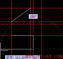 CAD中用直線和構(gòu)造線繪制三角支架實例