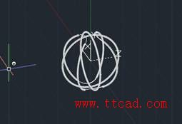 用AutoCAD2017三維建?；@球