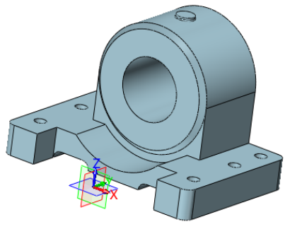 使用中望3D進(jìn)行軸承座設(shè)計