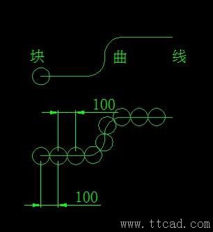 CAD如何曲線陣列