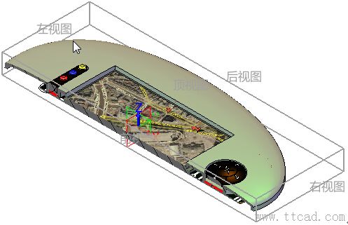 中望3D設(shè)計(jì)GPS外殼