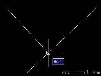 CAD怎么畫垂直線