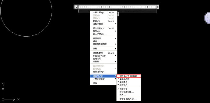 CAD中編輯文字時如何能不放大、不旋轉(zhuǎn)，所見即所得？