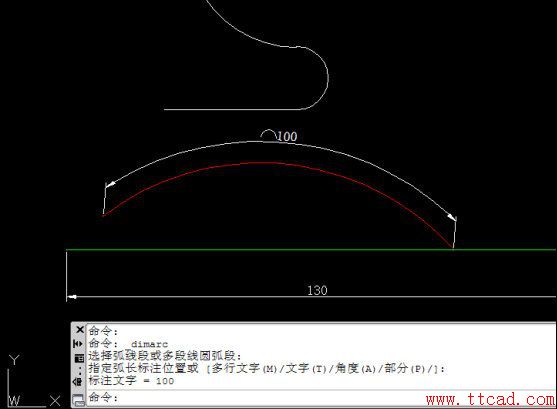 CAD中如何繪制指定弧長(zhǎng)的圓弧
