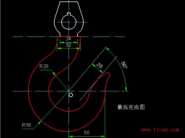 天天精選CAD繪圖實例及解答（122)