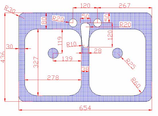 AutoCAD建筑類練習(xí)圖練習(xí)題
