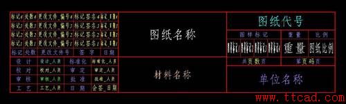 CAXA二維CAD教程：定義標(biāo)題欄及屬性