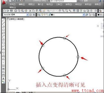 如何運用cad來等分圓形