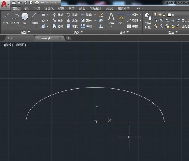 利用EXCEL公式計(jì)算坐標(biāo)點(diǎn)在AutoCAD2018中畫曲線