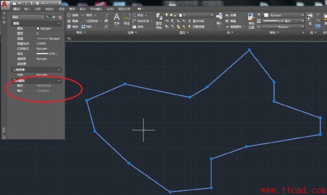 AutoCAD2018中如何快速計(jì)算幾何圖形面積