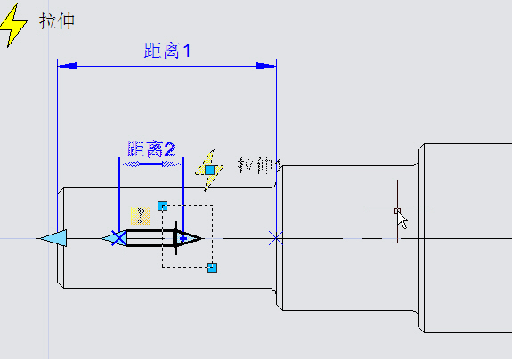 CAD動態(tài)塊的鏈動作怎么用？