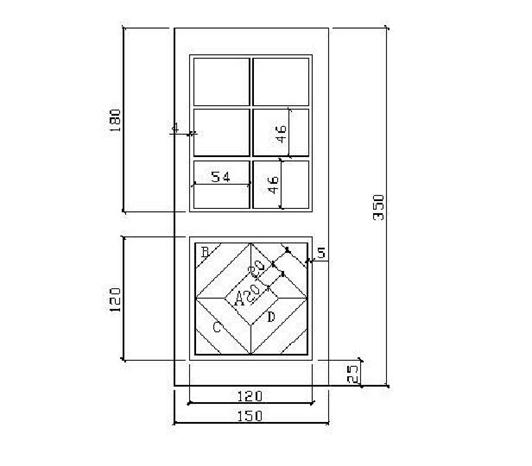 AutoCAD建筑類練習(xí)圖練習(xí)題 AutoCAD建筑類練習(xí)圖練習(xí)題