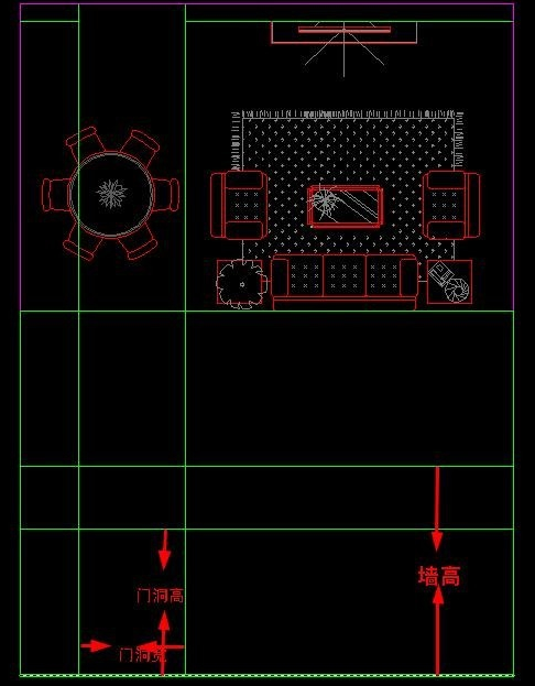 室內(nèi)設(shè)計(jì)CAD教程5：CAD電視背景墻畫(huà)法