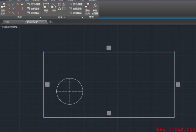AutoCAD2018參數(shù)化繪圖基本過程