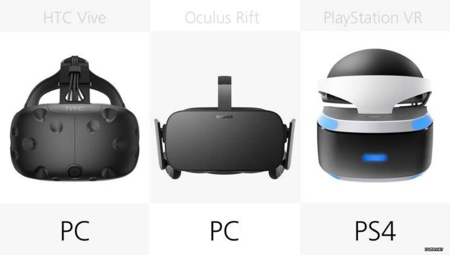 橫向?qū)Ρ攘怂兄髁?VR 設(shè)備