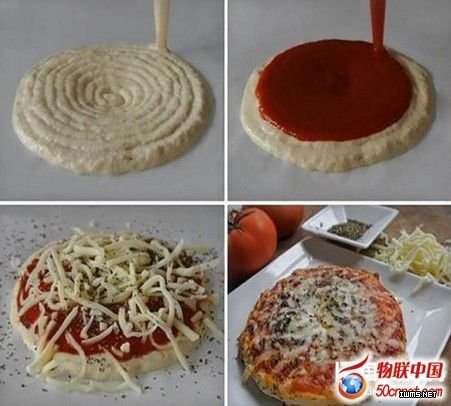 3D打印的美味披薩餅 用戶可真正食用