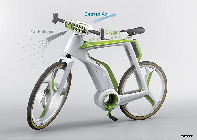 空氣凈化自行車：對抗霧霾，空氣污染誰怕誰！