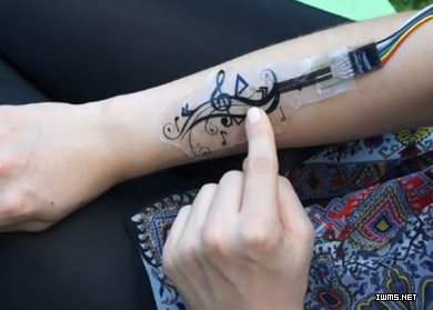 柔性傳感器 讓你的皮膚變成觸控屏