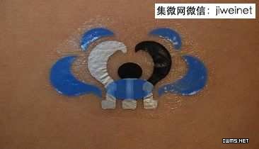 紋身貼紙感測器透過藍(lán)牙低功耗技術(shù)傳送資料。