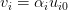 v_i=\alpha_i+u_{i0}