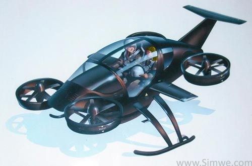 這種飛行汽車能夠像直升機那樣進行垂直升降，并且能夠自動駕駛。