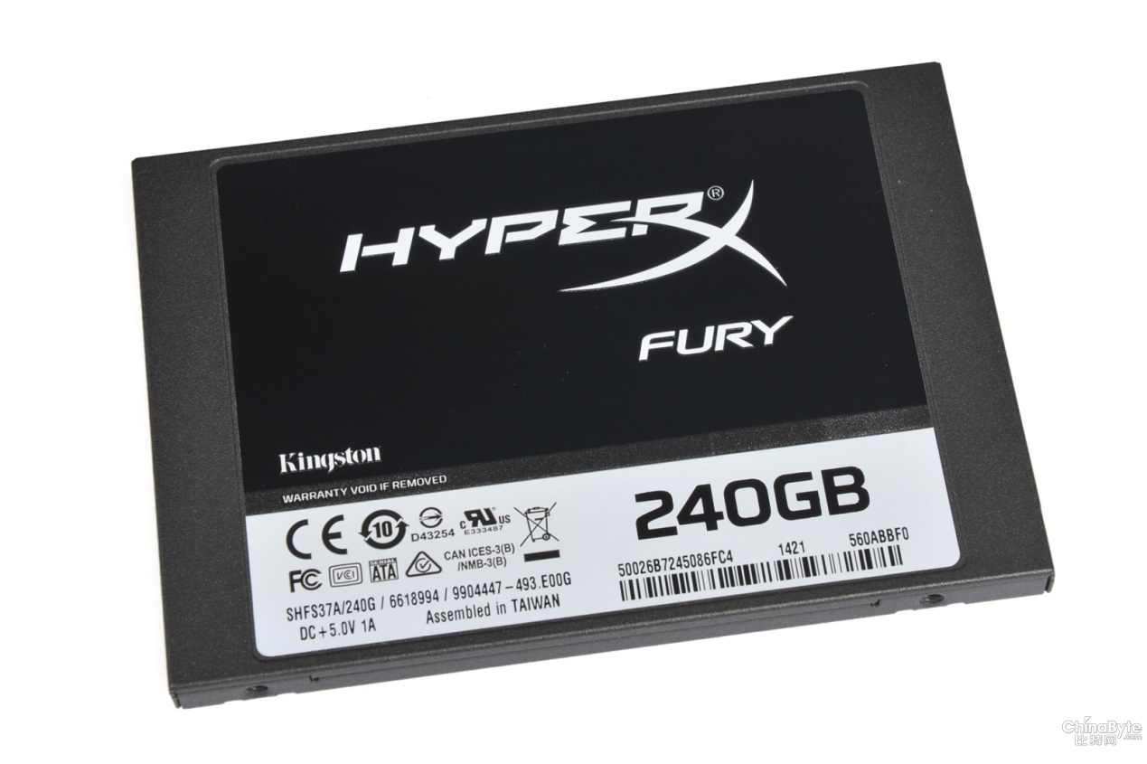 HyperX FURY SSD兼具高速高壽命