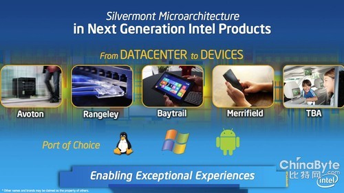 Silvermont芯片耗電量和性能都勝過ARM 