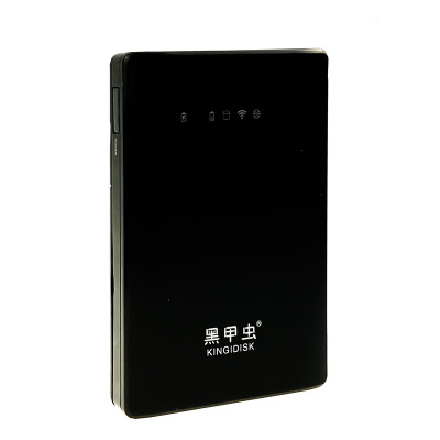 黑甲蟲/KINGIDISK智能無線移動硬盤500G/USB3.0WIFI硬盤無線存儲
