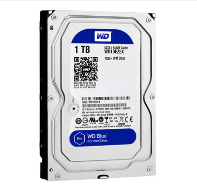 WD 西數1T 臺式機硬盤 藍盤1tb 機械硬盤7200轉 WD10EZEX一個起批