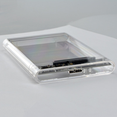 透明移動硬盤盒usb3.0筆記本固態(tài)機械硬盤保護殼透明色