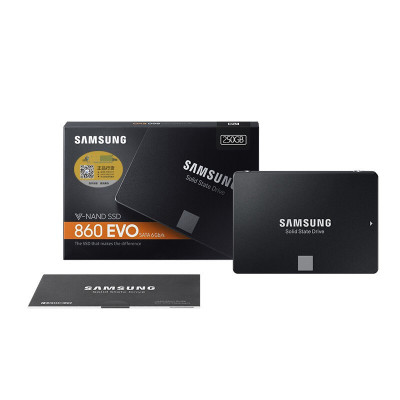 2.5寸三星(SAMSUNG) 860EVO 250G 固態(tài)硬盤(MZ-76E250B)