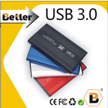 廠家直銷2.5寸USB3.0 to SATA移動硬盤盒鋁合金串口筆記本硬盤盒