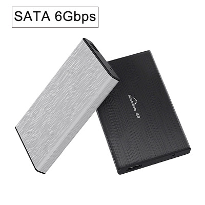 藍(lán)碩 2.5寸USB3.0筆記本外置SSD金屬拉絲外殼移動固態(tài)機(jī)械硬盤盒