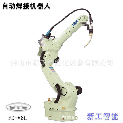 日本OTC焊接機(jī)器人 FD-V8L地面?zhèn)葤鞕C(jī)器人6軸加長(zhǎng)臂工業(yè)機(jī)器人V6L