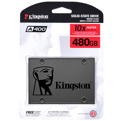 金士頓(Kingston) 480GB SSD固態(tài)硬盤 SATA3.0接口 A400系列